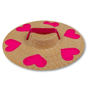 Heart on my Sleeve Straw Hat (Large)