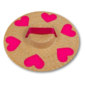 Heart on my Sleeve Straw Hat (Large)