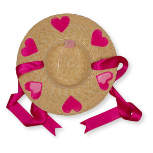 Heart on my Sleeve Straw Hat (Small)