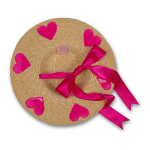 Heart on my Sleeve Straw Hat (Small)