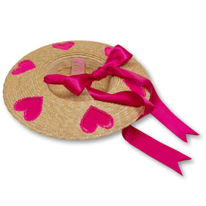 Heart on my Sleeve Straw Hat (Small)