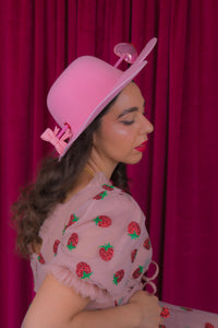 Love Struck Heart Hat in Pink