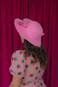 Love Struck Heart Hat in Pink