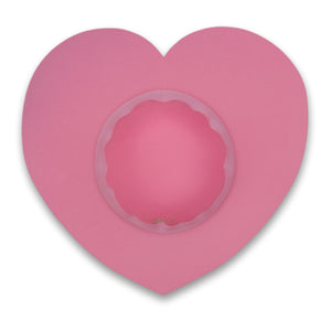 Love Struck Heart Hat in Pink