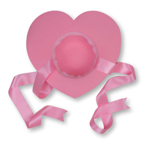 Love Struck Heart Hat in Pink