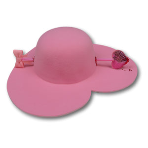 Love Struck Heart Hat in Pink