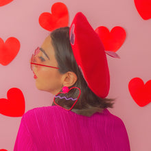 Load image into Gallery viewer, Disco Hearts Beret