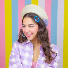 Load image into Gallery viewer, Double Gingham Beret