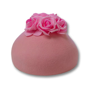 Half a Dozen Pink Roses Gumdrop Hat