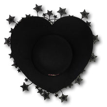 Load image into Gallery viewer, Falling Stars Heart Hat
