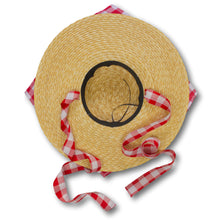 Load image into Gallery viewer, Life&#39;s a Picnic Straw Hat in Sweet (Large)