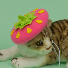 Load image into Gallery viewer, Pink Strawberry Pet Beret