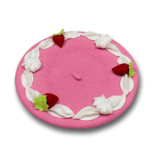 Load image into Gallery viewer, Pink Velvet Cake Beret