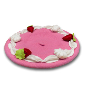 Pink Velvet Cake Beret