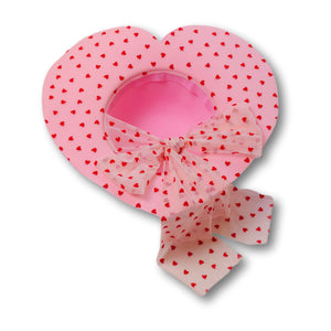Skip a Beat Heart Hat in Pink