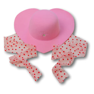 Skip a Beat Heart Hat in Pink