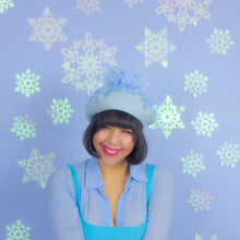 Load image into Gallery viewer, Snow Queen Beret in Blue