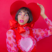 Load image into Gallery viewer, Dazzled Heart Hat in Red