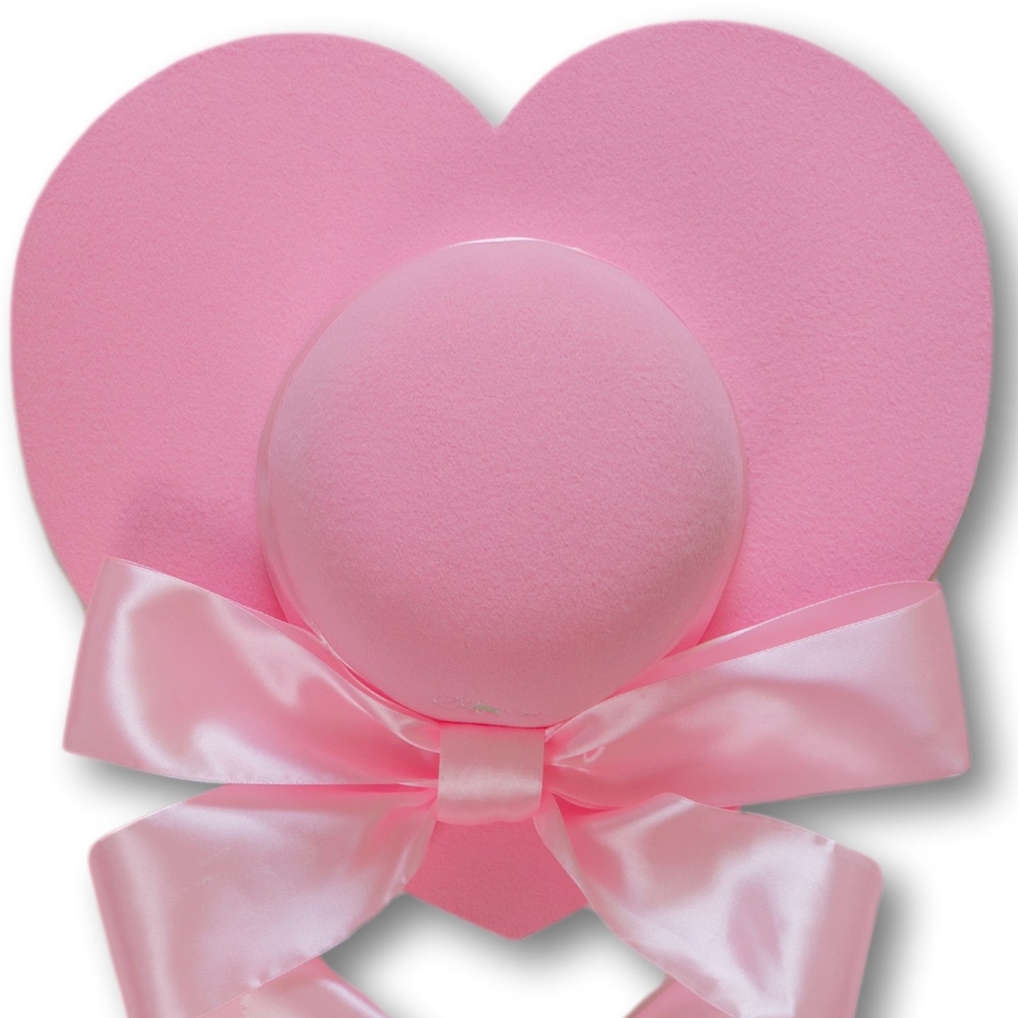 Dazzled Heart Hat in Pink