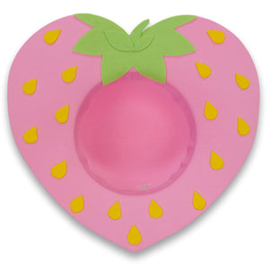 Pink Strawberry Heart Hat