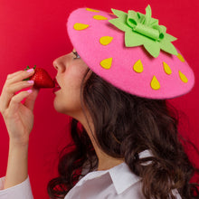 Load image into Gallery viewer, Pink Strawberry Beret