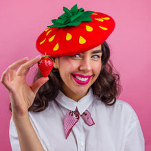 Load image into Gallery viewer, Red Strawberry Beret