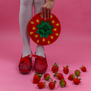 Red Strawberry Beret
