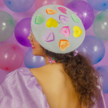 Load image into Gallery viewer, Self Love Candy Hearts Beret