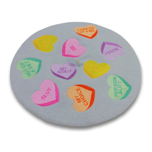 Self Love Candy Hearts Beret