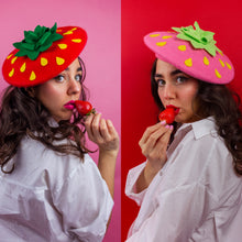 Load image into Gallery viewer, Red Strawberry Beret