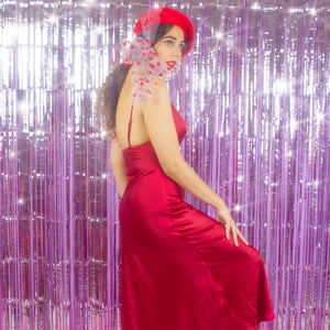 You're Tulle Sweet Beret in Red